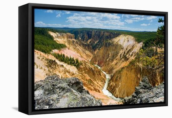 Grand Canyon of Yellowstone-Howard Ruby-Framed Premier Image Canvas