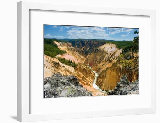 Grand Canyon of Yellowstone-Howard Ruby-Framed Photographic Print