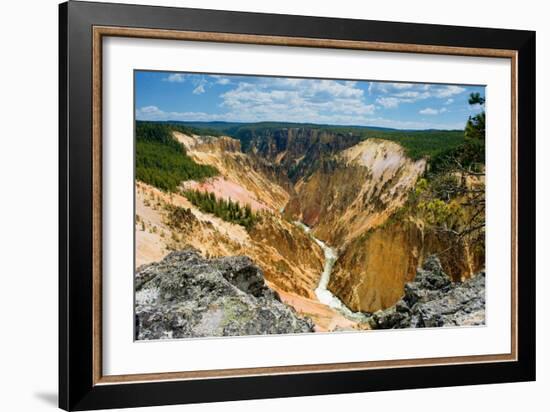 Grand Canyon of Yellowstone-Howard Ruby-Framed Photographic Print