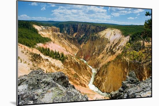 Grand Canyon of Yellowstone-Howard Ruby-Mounted Photographic Print