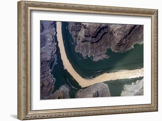 Grand Canyon with the Colorado River, Arizona, USA-null-Framed Photographic Print