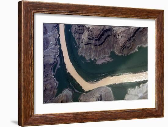 Grand Canyon with the Colorado River, Arizona, USA-null-Framed Photographic Print