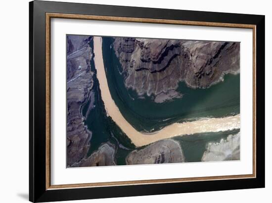 Grand Canyon with the Colorado River, Arizona, USA-null-Framed Photographic Print