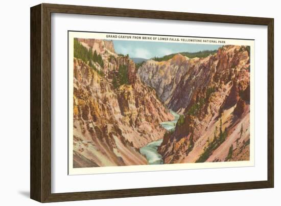 Grand Canyon, Yellowstone Park, Montana-null-Framed Art Print