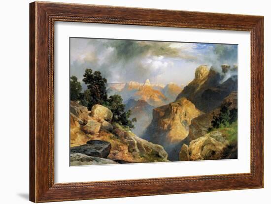 Grand Canyon-Thomas Moran-Framed Art Print