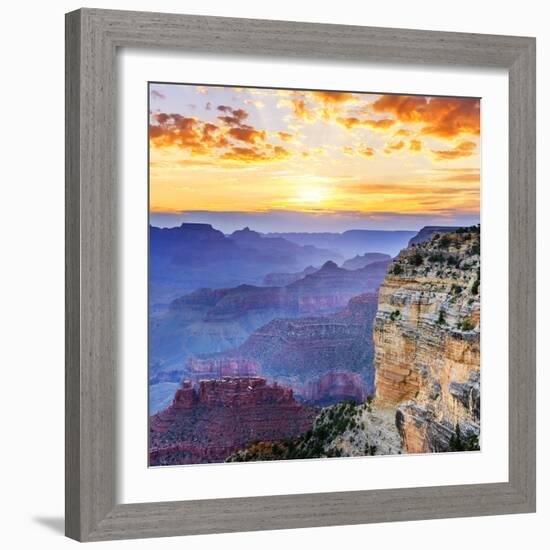 Grand Canyon-vent du sud-Framed Photographic Print