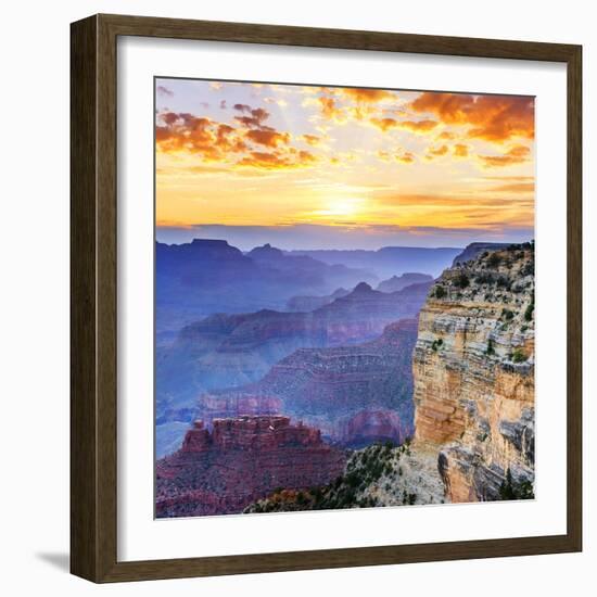 Grand Canyon-vent du sud-Framed Photographic Print