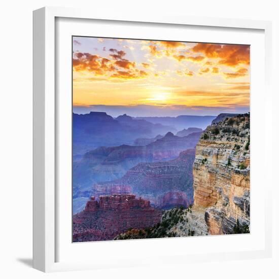 Grand Canyon-vent du sud-Framed Photographic Print