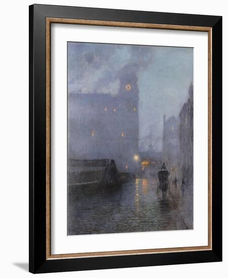 Grand Central and the Biltmore in Hazy Twilight-Lowell Birge Harrison-Framed Giclee Print