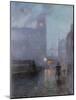 Grand Central and the Biltmore in Hazy Twilight-Lowell Birge Harrison-Mounted Giclee Print