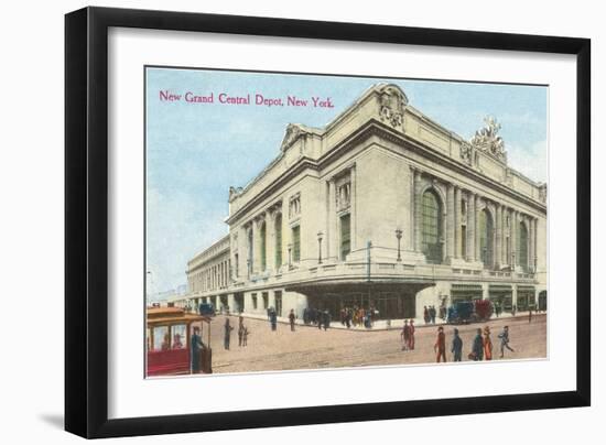 Grand Central Depot, New York City-null-Framed Art Print