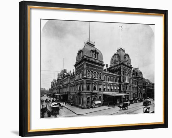 Grand Central Depot, New York-null-Framed Photographic Print
