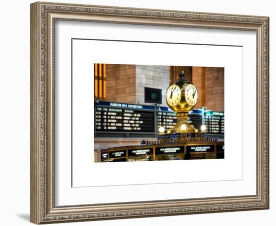 Grand Central Dining Concourse Sign - Grand Central Terminal - Manhattan - New York City-Philippe Hugonnard-Framed Art Print