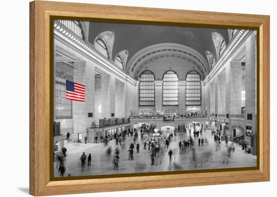 Grand Central No. 3 B/W-Murray Bolesta-Framed Premier Image Canvas