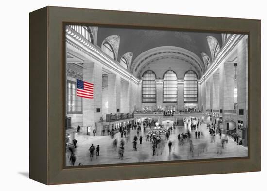 Grand Central No. 3 B/W-Murray Bolesta-Framed Premier Image Canvas