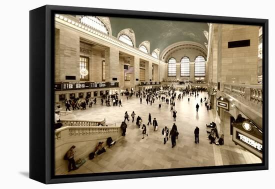 Grand Central Station - 42nd Street - Manhattan - New York City - United States-Philippe Hugonnard-Framed Premier Image Canvas