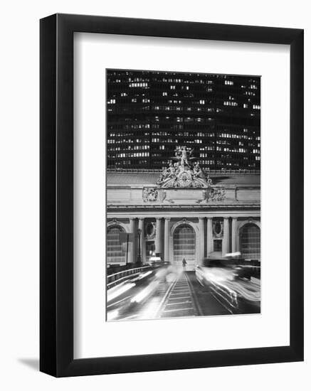 Grand Central Station at Night-Chris Bliss-Framed Art Print