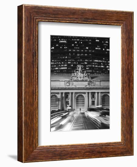 Grand Central Station at Night-Chris Bliss-Framed Art Print