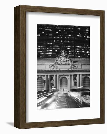 Grand Central Station at Night-Chris Bliss-Framed Art Print