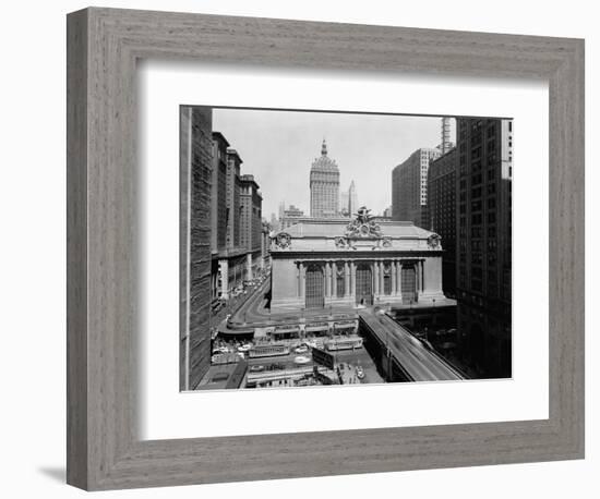 Grand Central Station in Manhattan-null-Framed Photographic Print