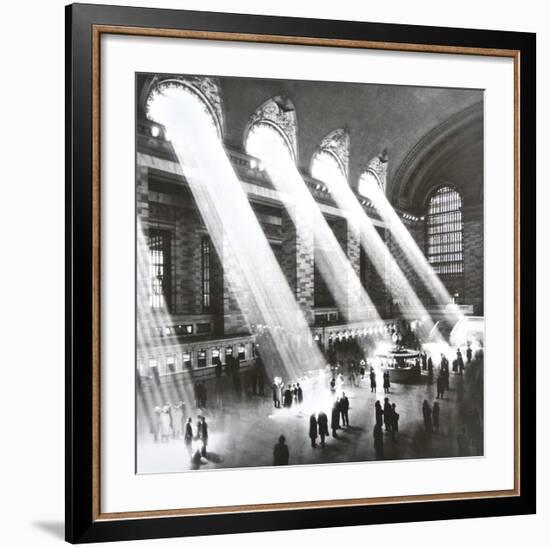 Grand Central Station , New York , 1934-Hal Morey-Framed Art Print