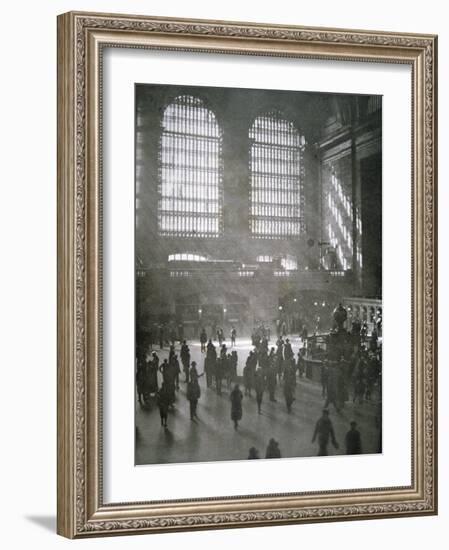 Grand Central Station, New York City, 1925-null-Framed Photographic Print