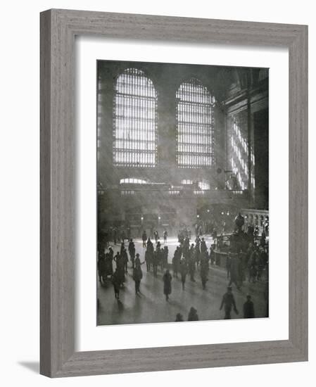 Grand Central Station, New York City, 1925-null-Framed Photographic Print