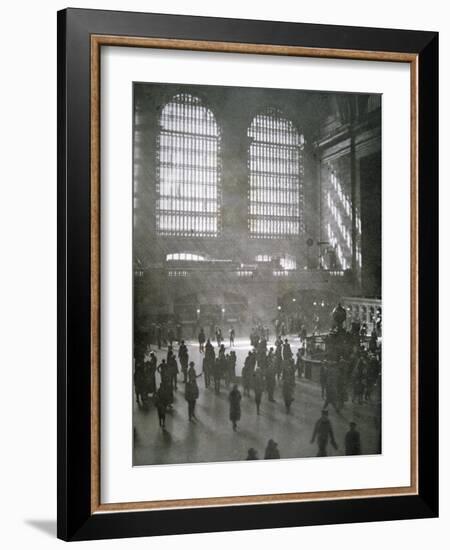 Grand Central Station, New York City, 1925-null-Framed Photographic Print