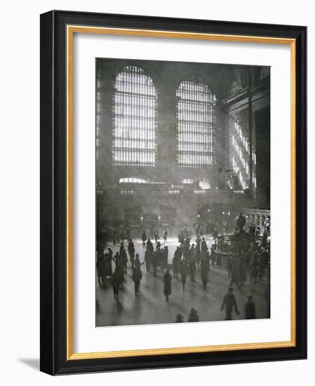 Grand Central Station, New York City, 1925-null-Framed Photographic Print