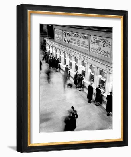Grand Central Station, new York City, c.1930-null-Framed Art Print