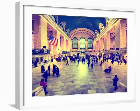 Grand Central Terminal at 42nd Street and Park Avenue in Midtown Manhattan in New York-Philippe Hugonnard-Framed Photographic Print