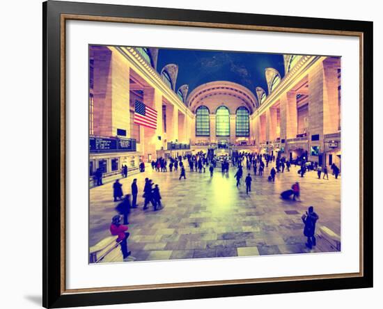 Grand Central Terminal at 42nd Street and Park Avenue in Midtown Manhattan in New York-Philippe Hugonnard-Framed Photographic Print