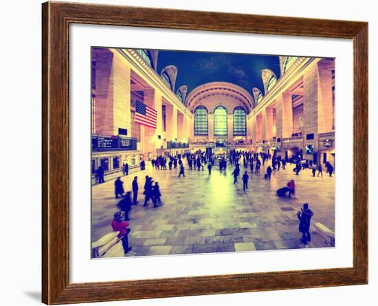 Grand Central Terminal at 42nd Street and Park Avenue in Midtown Manhattan in New York-Philippe Hugonnard-Framed Photographic Print