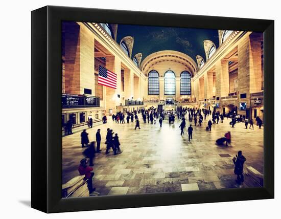 Grand Central Terminal at 42nd Street and Park Avenue in Midtown Manhattan in New York-Philippe Hugonnard-Framed Premier Image Canvas