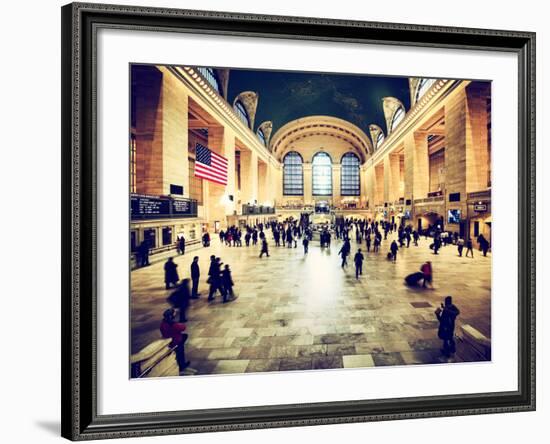 Grand Central Terminal at 42nd Street and Park Avenue in Midtown Manhattan in New York-Philippe Hugonnard-Framed Photographic Print