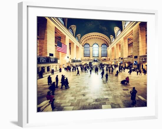 Grand Central Terminal at 42nd Street and Park Avenue in Midtown Manhattan in New York-Philippe Hugonnard-Framed Photographic Print