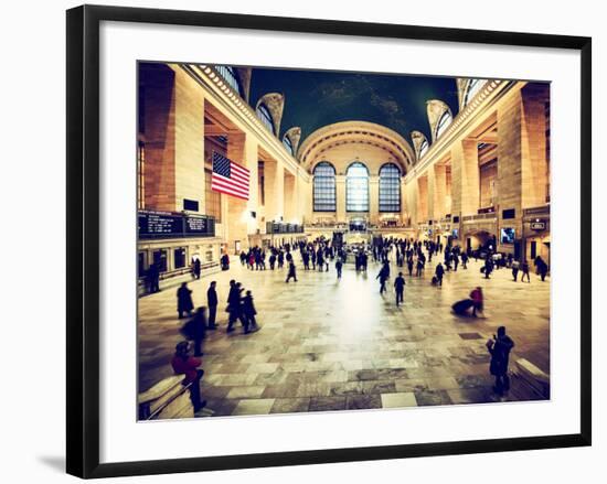 Grand Central Terminal at 42nd Street and Park Avenue in Midtown Manhattan in New York-Philippe Hugonnard-Framed Photographic Print