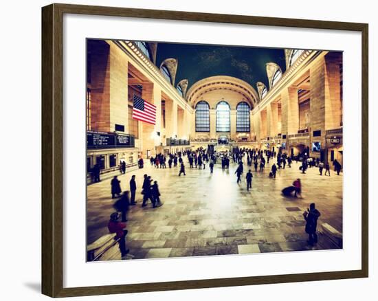 Grand Central Terminal at 42nd Street and Park Avenue in Midtown Manhattan in New York-Philippe Hugonnard-Framed Photographic Print