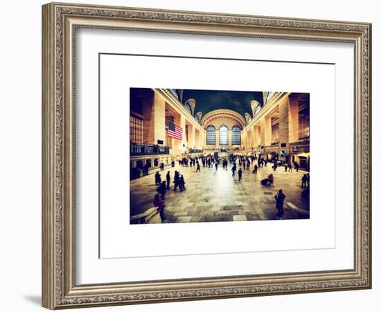 Grand Central Terminal at 42nd Street and Park Avenue in Midtown Manhattan in New York-Philippe Hugonnard-Framed Art Print