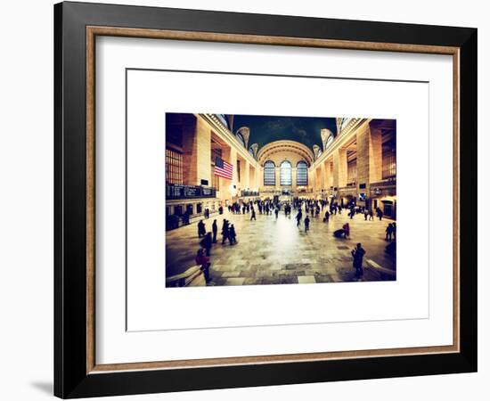 Grand Central Terminal at 42nd Street and Park Avenue in Midtown Manhattan in New York-Philippe Hugonnard-Framed Art Print