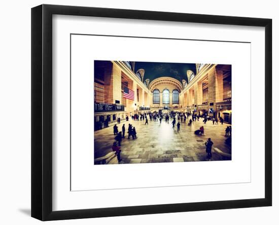 Grand Central Terminal at 42nd Street and Park Avenue in Midtown Manhattan in New York-Philippe Hugonnard-Framed Art Print