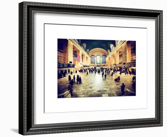 Grand Central Terminal at 42nd Street and Park Avenue in Midtown Manhattan in New York-Philippe Hugonnard-Framed Art Print