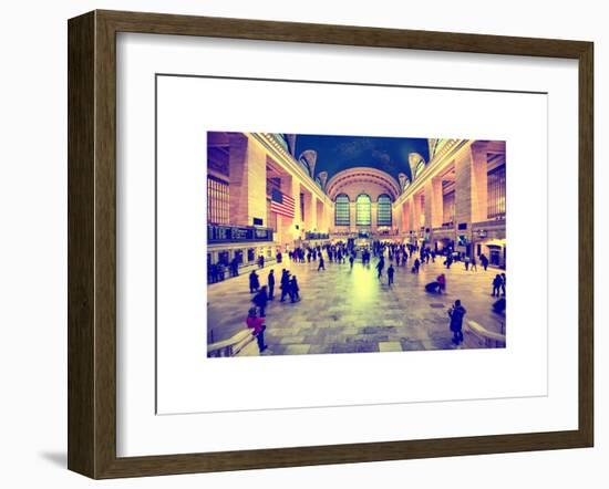 Grand Central Terminal at 42nd Street and Park Avenue in Midtown Manhattan in New York-Philippe Hugonnard-Framed Art Print