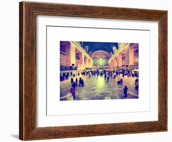 Grand Central Terminal at 42nd Street and Park Avenue in Midtown Manhattan in New York-Philippe Hugonnard-Framed Art Print