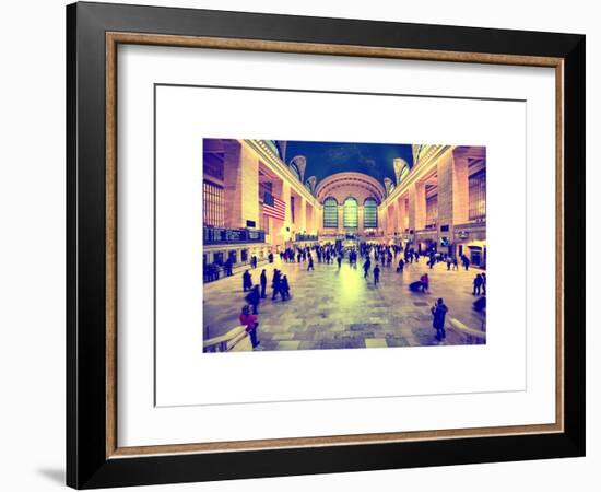 Grand Central Terminal at 42nd Street and Park Avenue in Midtown Manhattan in New York-Philippe Hugonnard-Framed Art Print