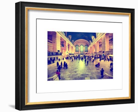 Grand Central Terminal at 42nd Street and Park Avenue in Midtown Manhattan in New York-Philippe Hugonnard-Framed Art Print