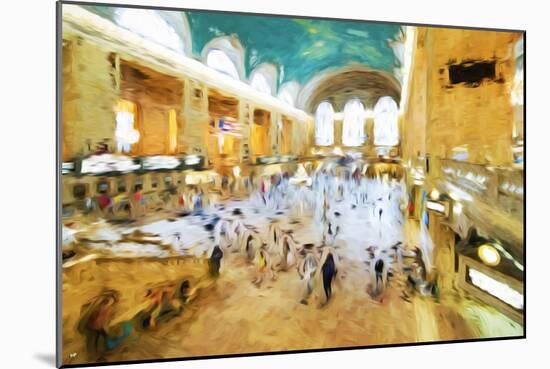 Grand Central Terminal II - In the Style of Oil Painting-Philippe Hugonnard-Mounted Giclee Print
