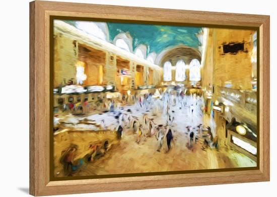 Grand Central Terminal II - In the Style of Oil Painting-Philippe Hugonnard-Framed Premier Image Canvas
