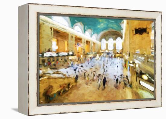 Grand Central Terminal II - In the Style of Oil Painting-Philippe Hugonnard-Framed Premier Image Canvas