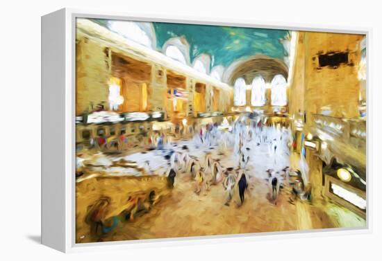 Grand Central Terminal II - In the Style of Oil Painting-Philippe Hugonnard-Framed Premier Image Canvas